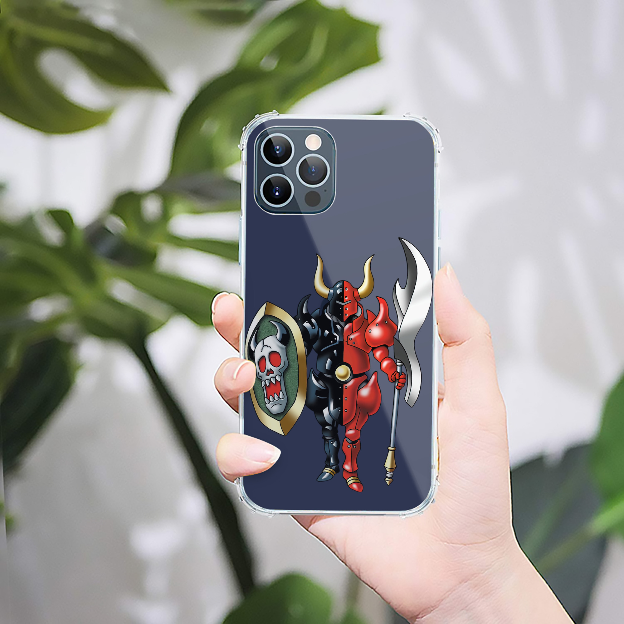 （画像用） ドラゴンクエスト Doragon Kuesuto Dragon Quest 【iPhone 12シリーズ対応】透明スマホケース（クリアソフトケース）